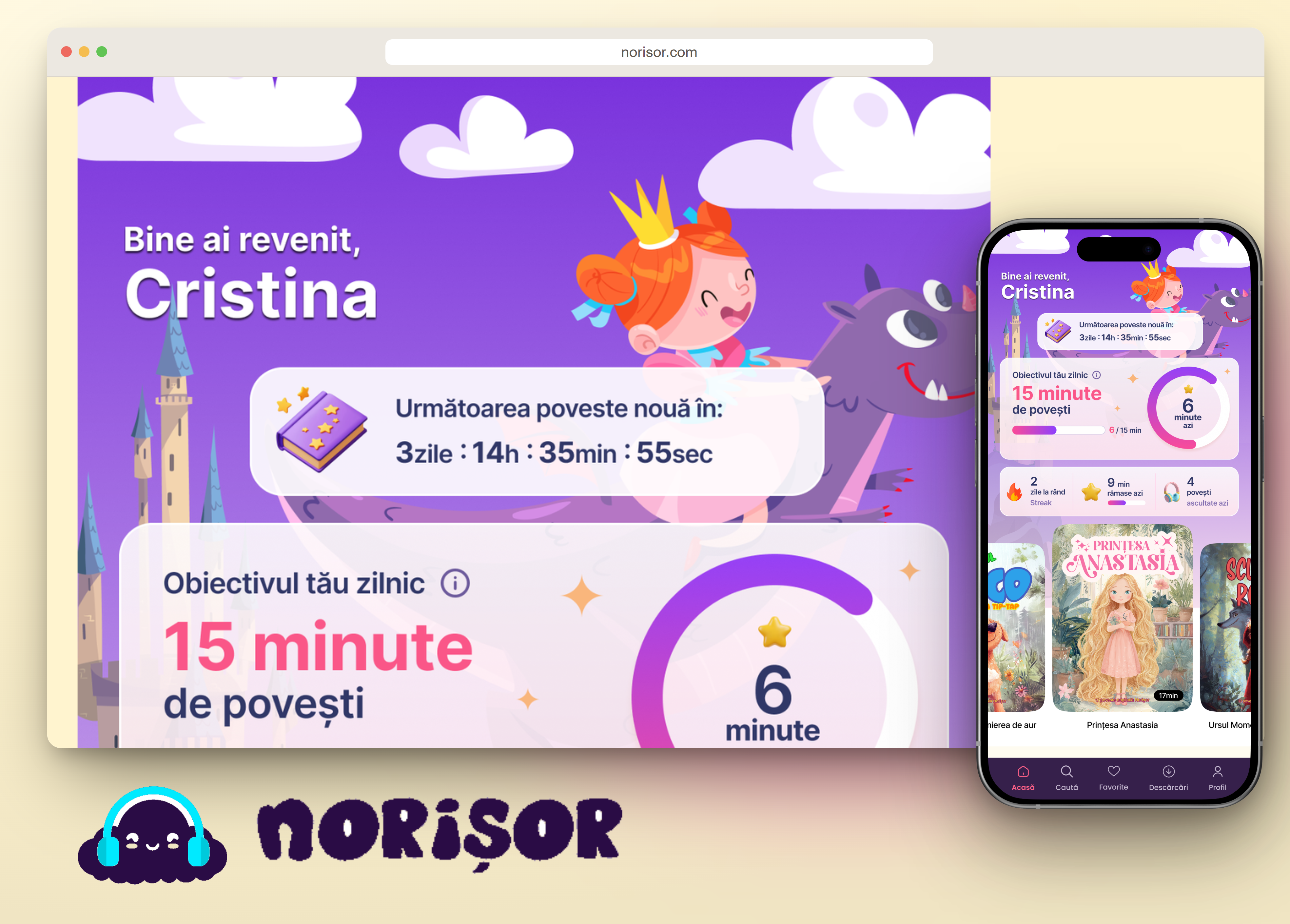Norișor home and phone