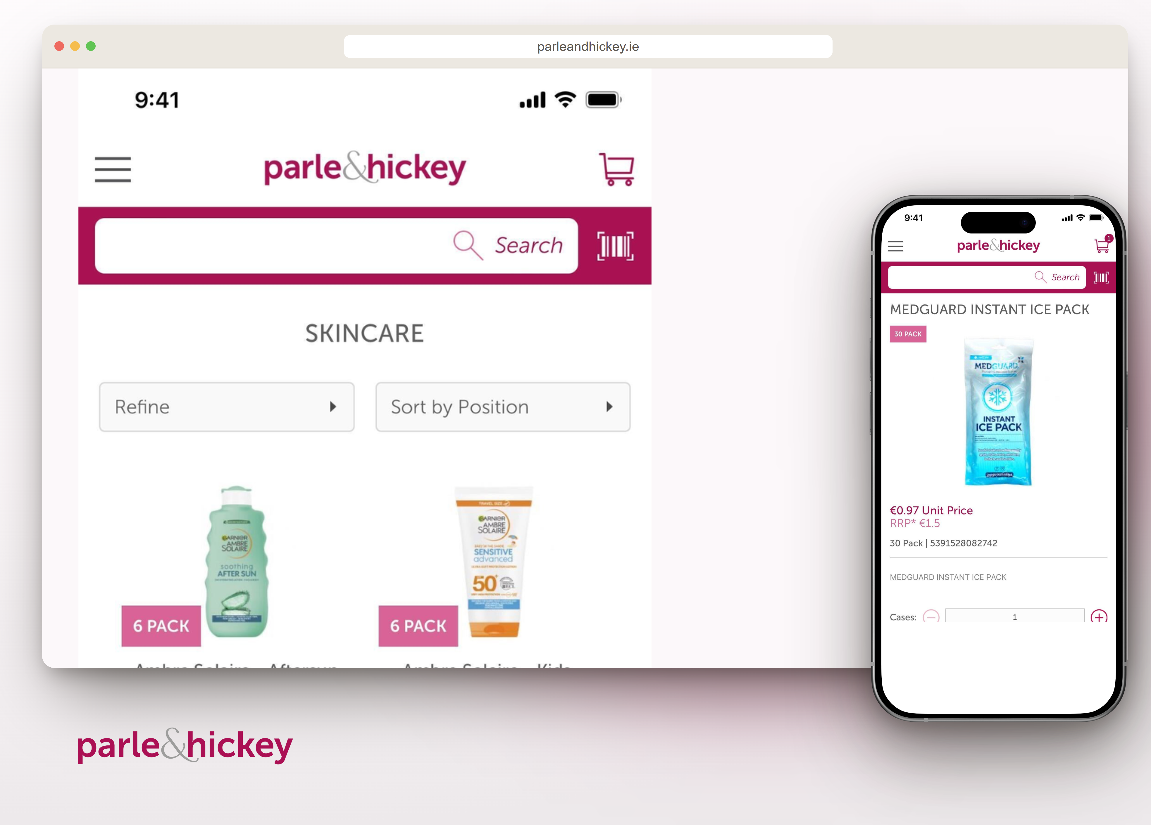 Parle & Hickey — Mobile App