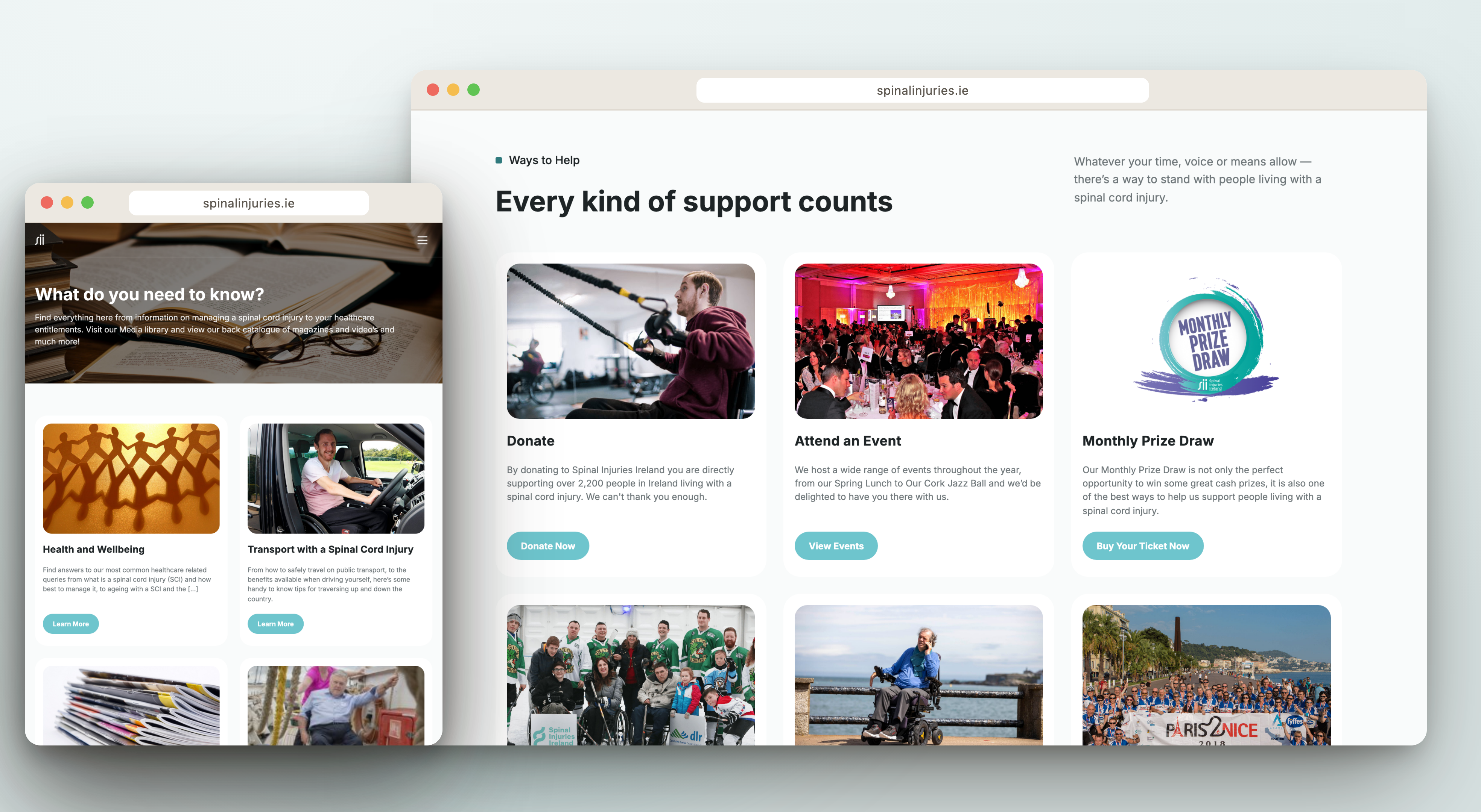 Ways to help and the resource library — every donation, event and guide in one place.